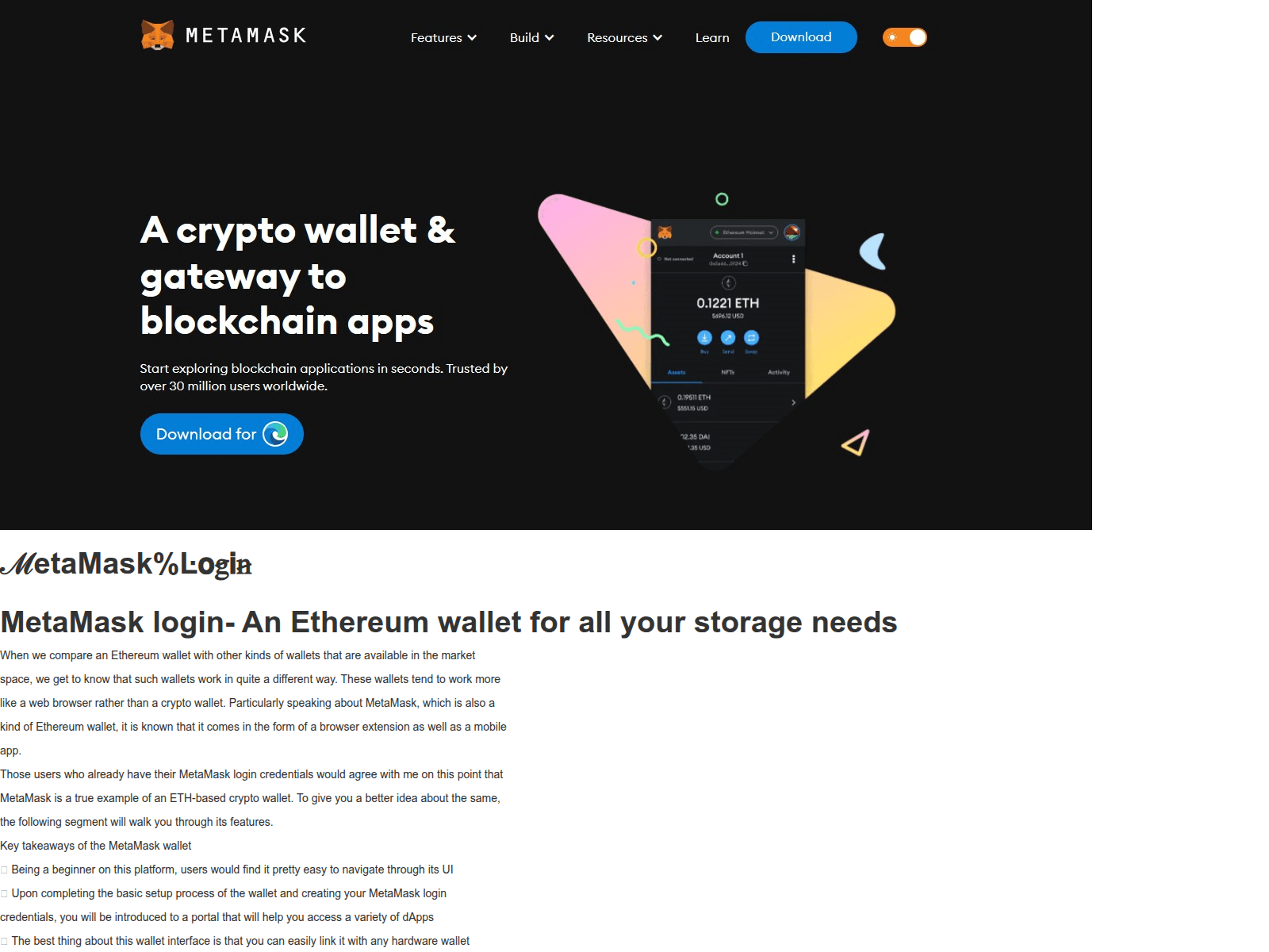 Screenshot of methmsklogs.webflow.io
