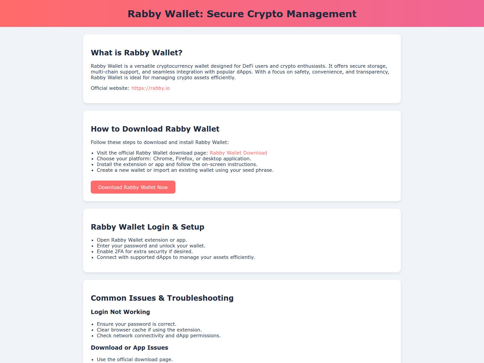 Screenshot of started-rabby-wallet.pages.dev