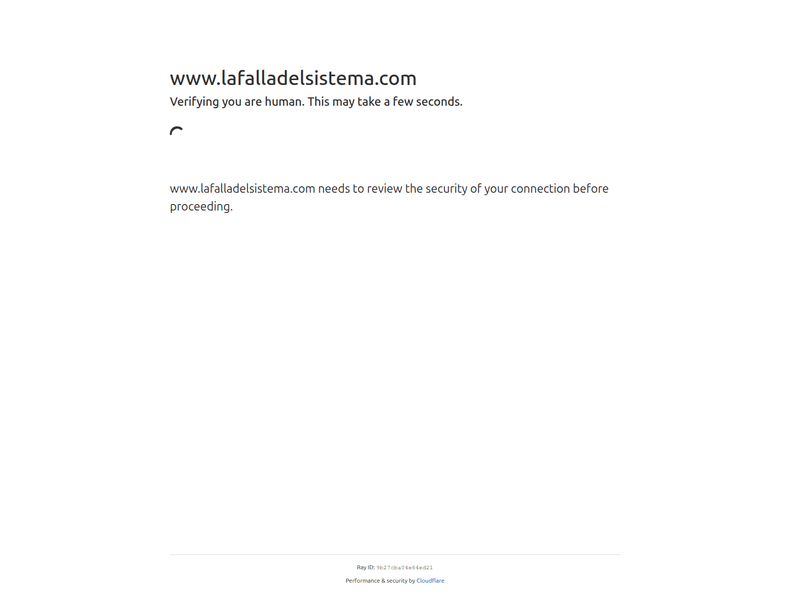 Screenshot of www.lafalladelsistema.com
