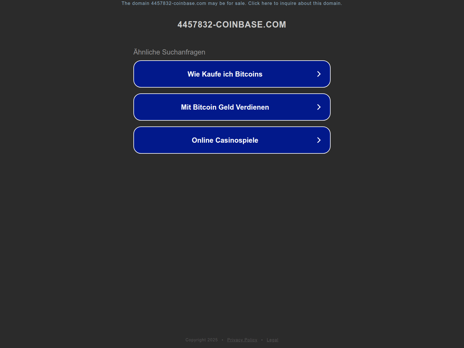 Screenshot of ww25.4457832-coinbase.com