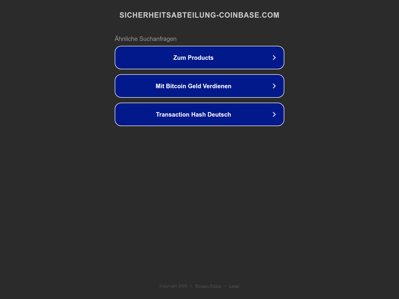 Screenshot of sicherheitsabteilung-coinbase.com