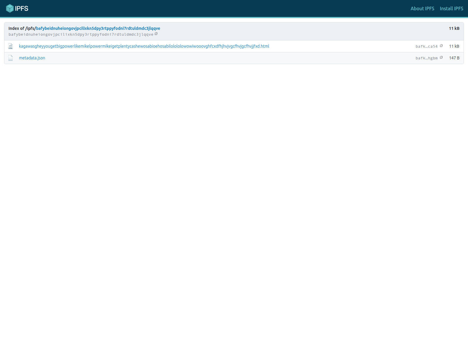 Screenshot of bafybeidnuheiongovjpcilixkn5dpy3rtppyfodni7rdtuldmdc3jlqqve.ipfs.dweb.link