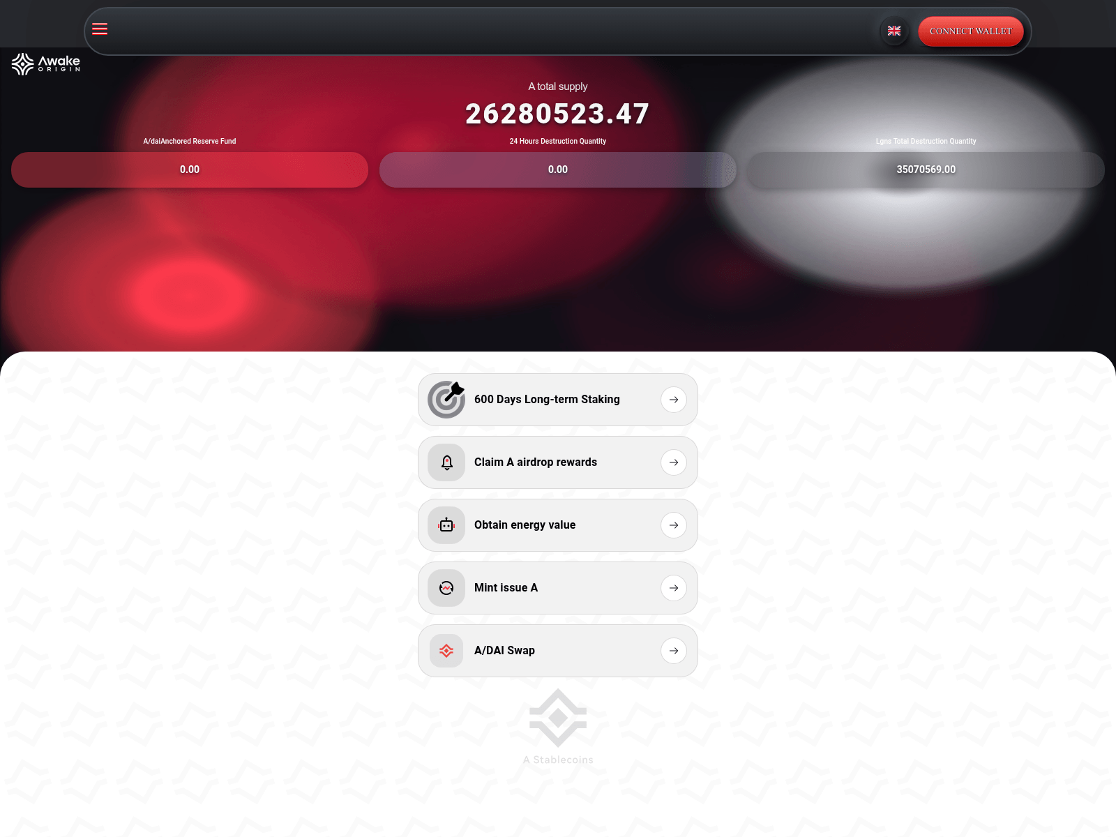Screenshot of origiindefi.org