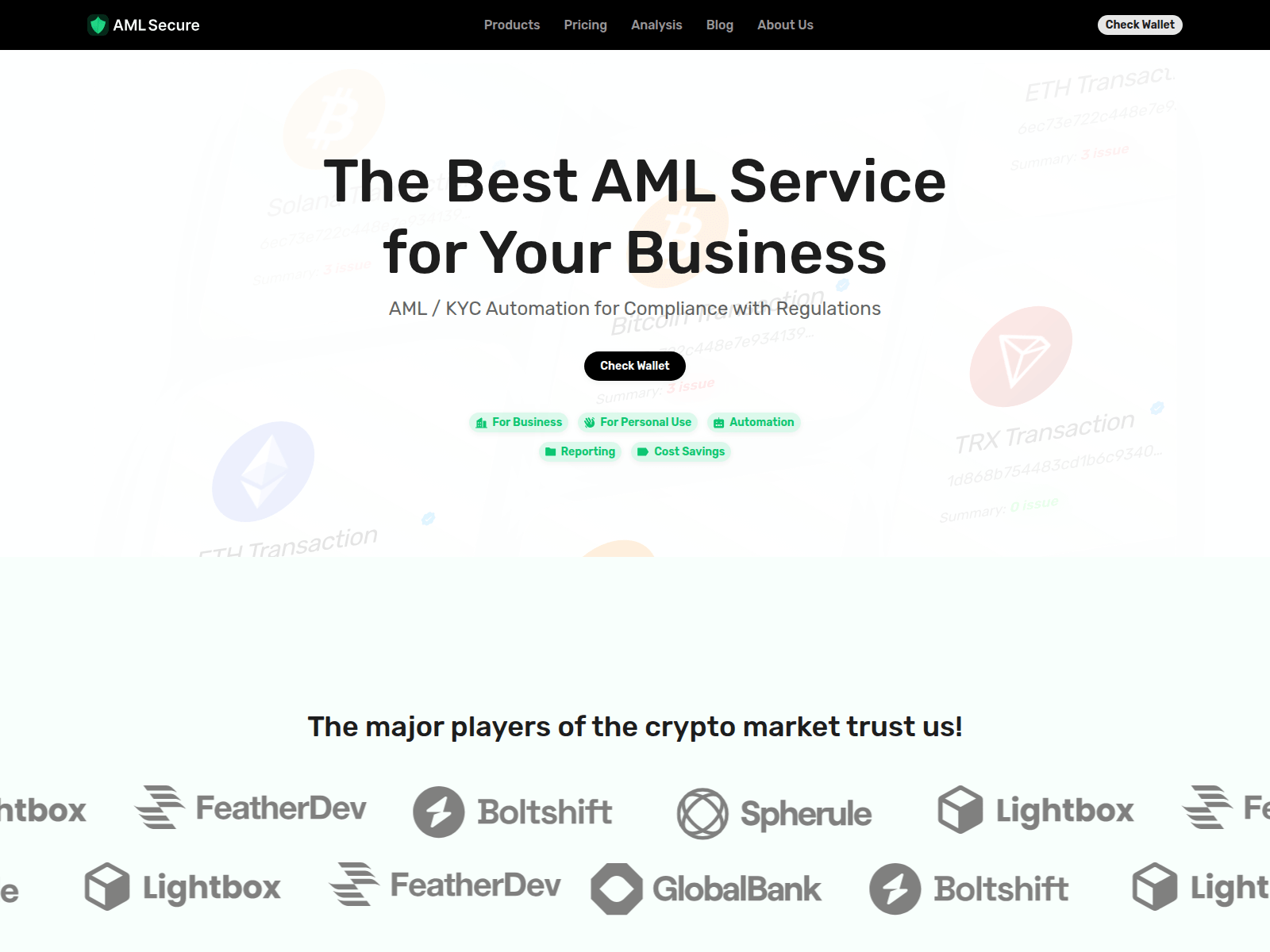 Screenshot of amlsecure.lol