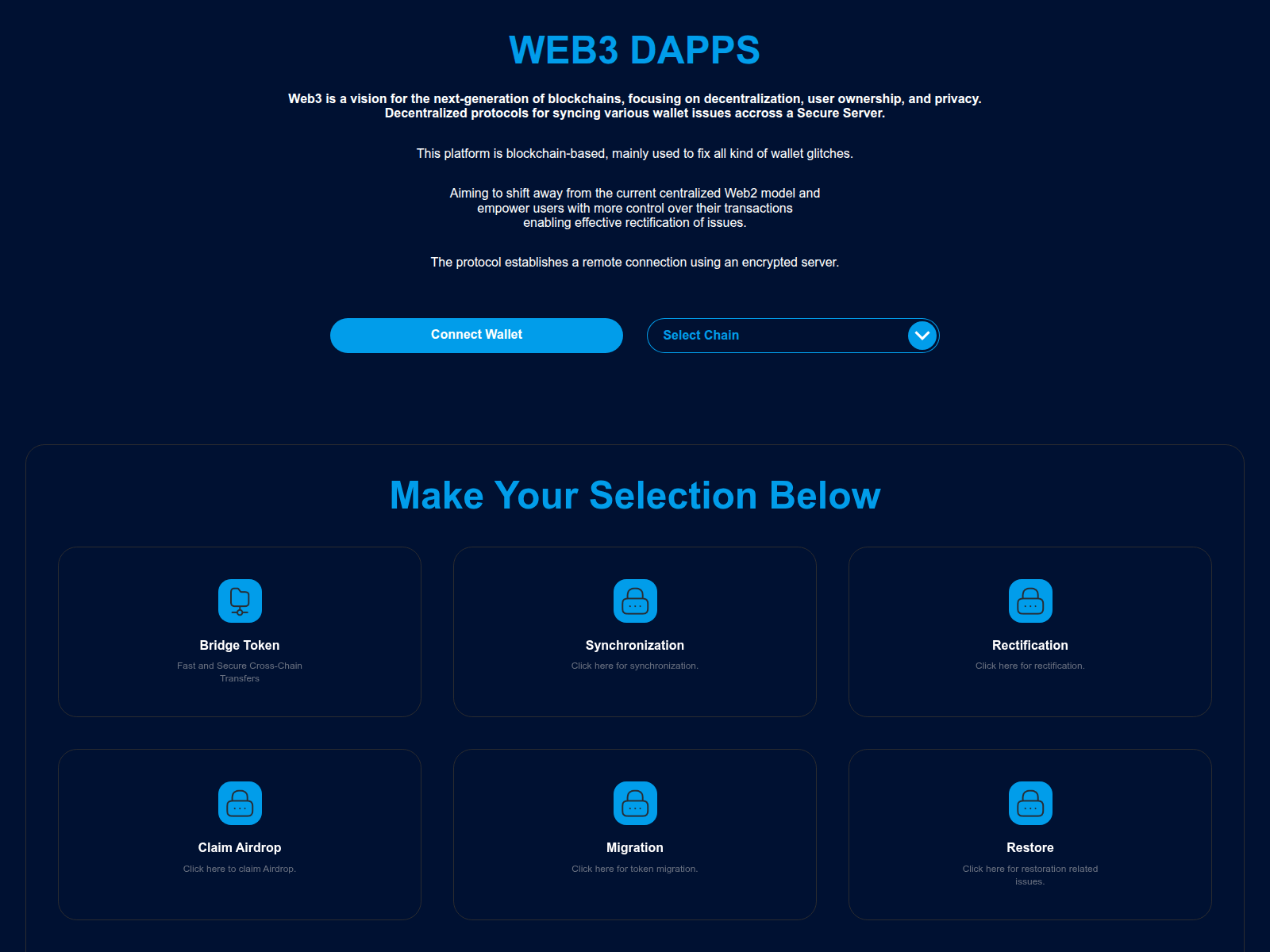Screenshot of web3org.site