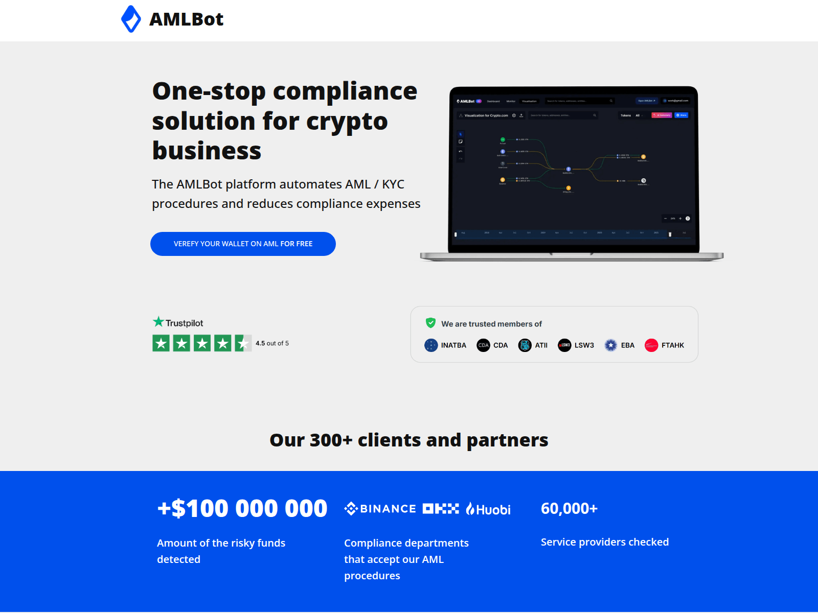 Screenshot of amlverify-bot.com