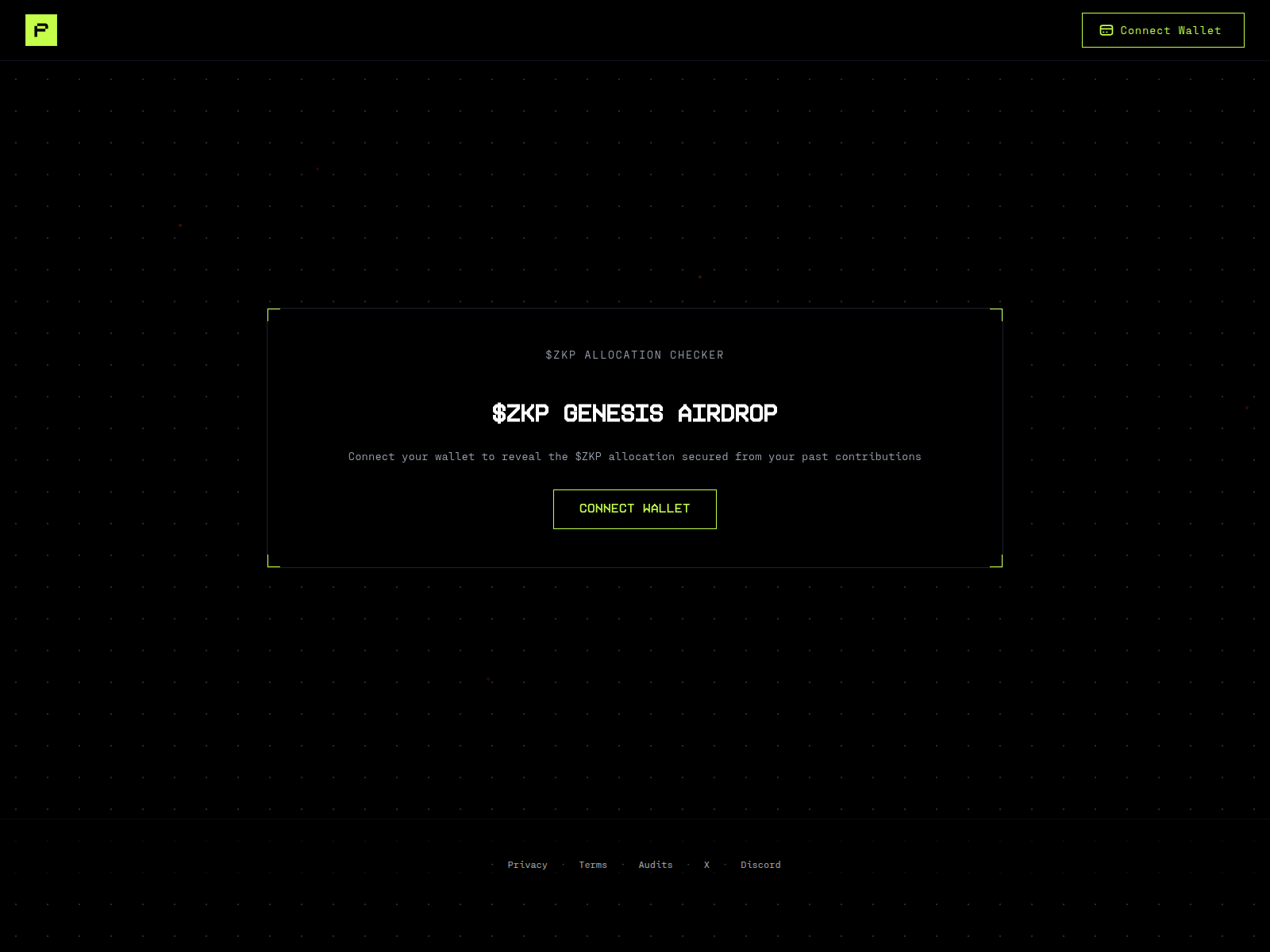 Screenshot of zkspass.network
