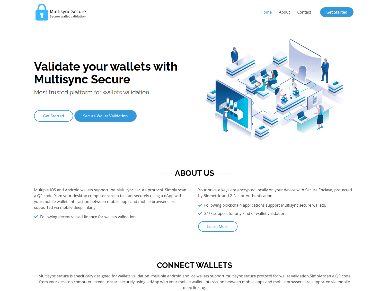 Screenshot of multisyncscure.com