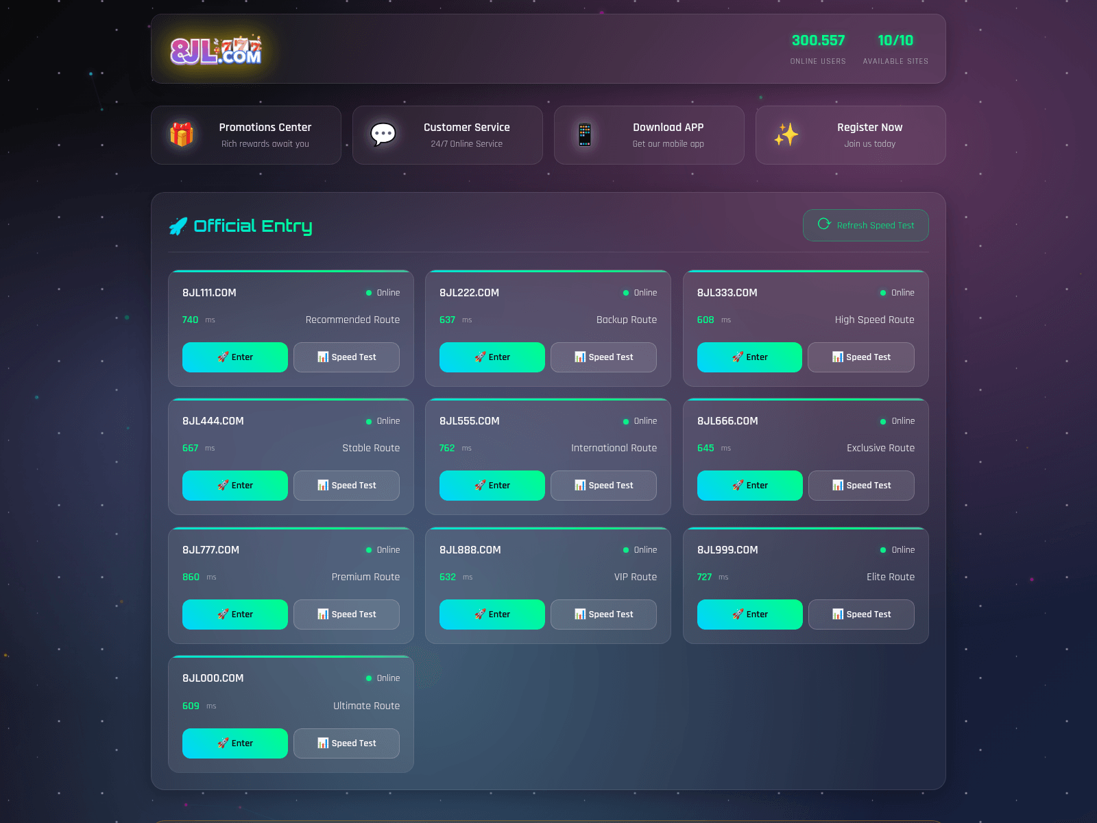 Screenshot of 8jl.com