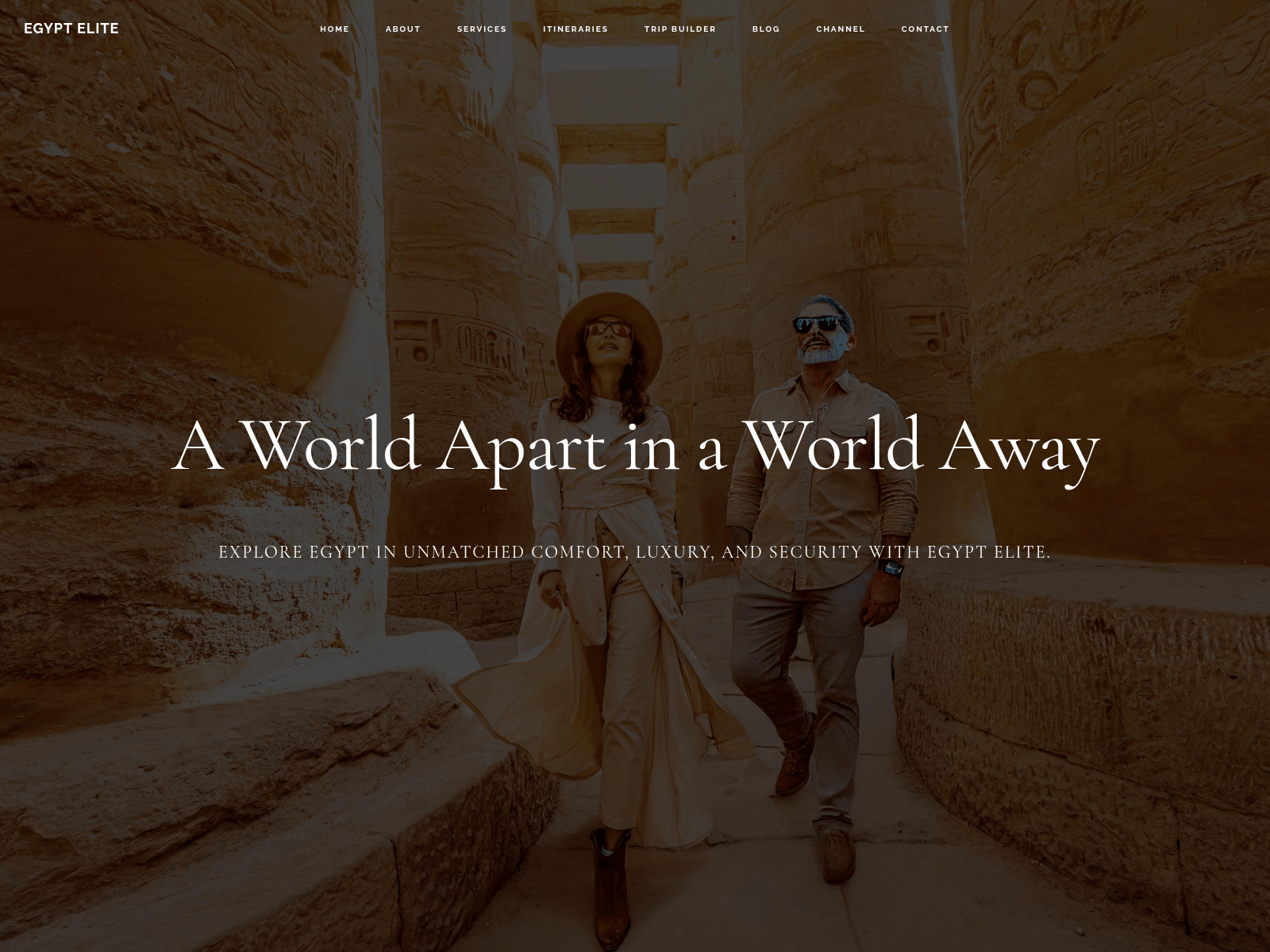 Screenshot of egyptelite.com