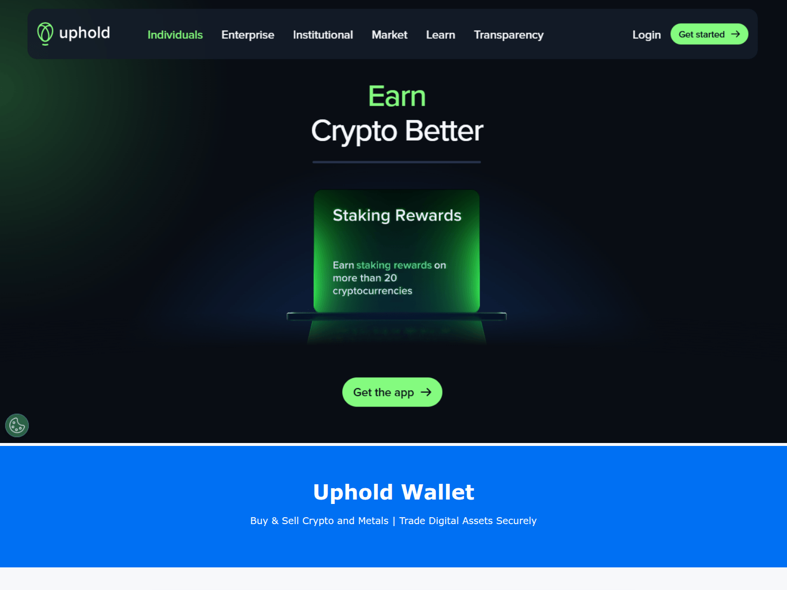 Screenshot of uphuld-wallet-en-us.pages.dev