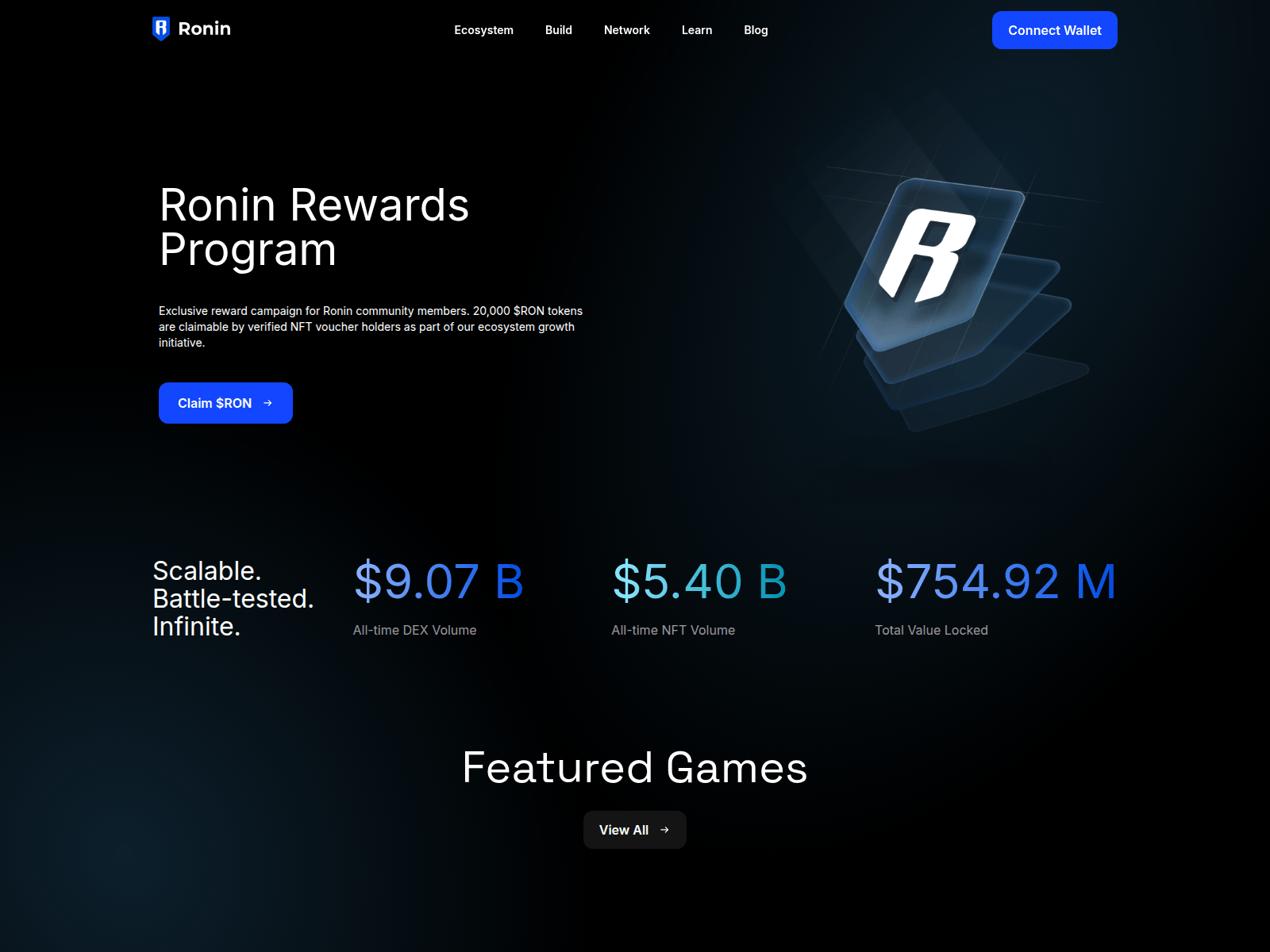 Screenshot of ronindrops.com