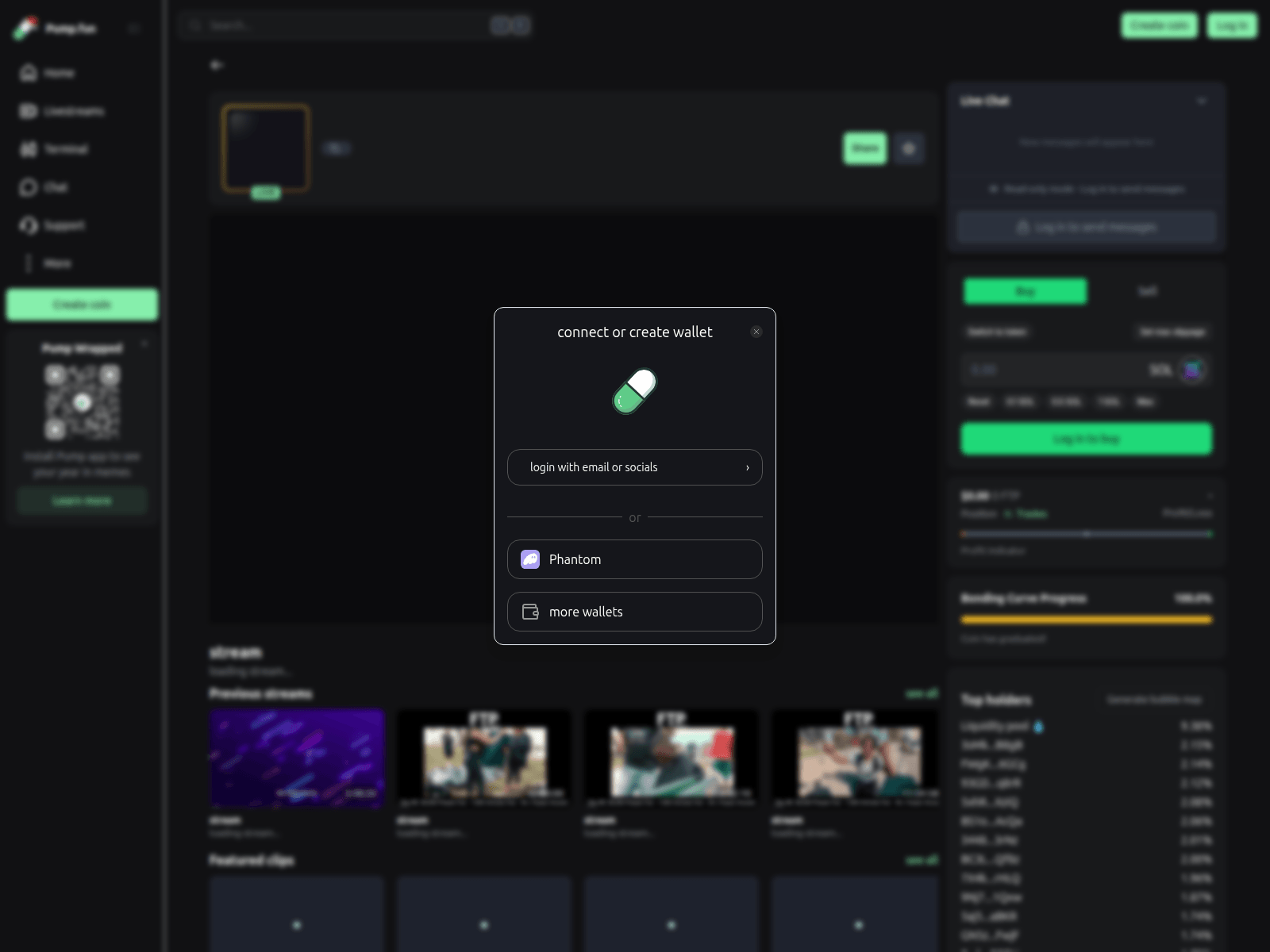 Screenshot of iive-pump.fun