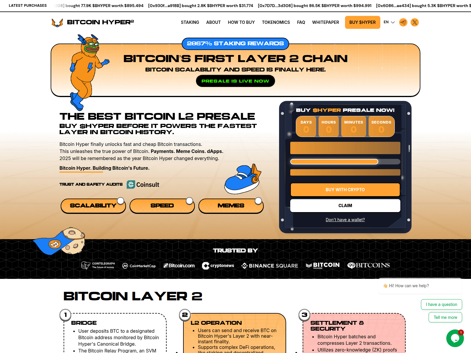 Screenshot of btchyperapp.pages.dev