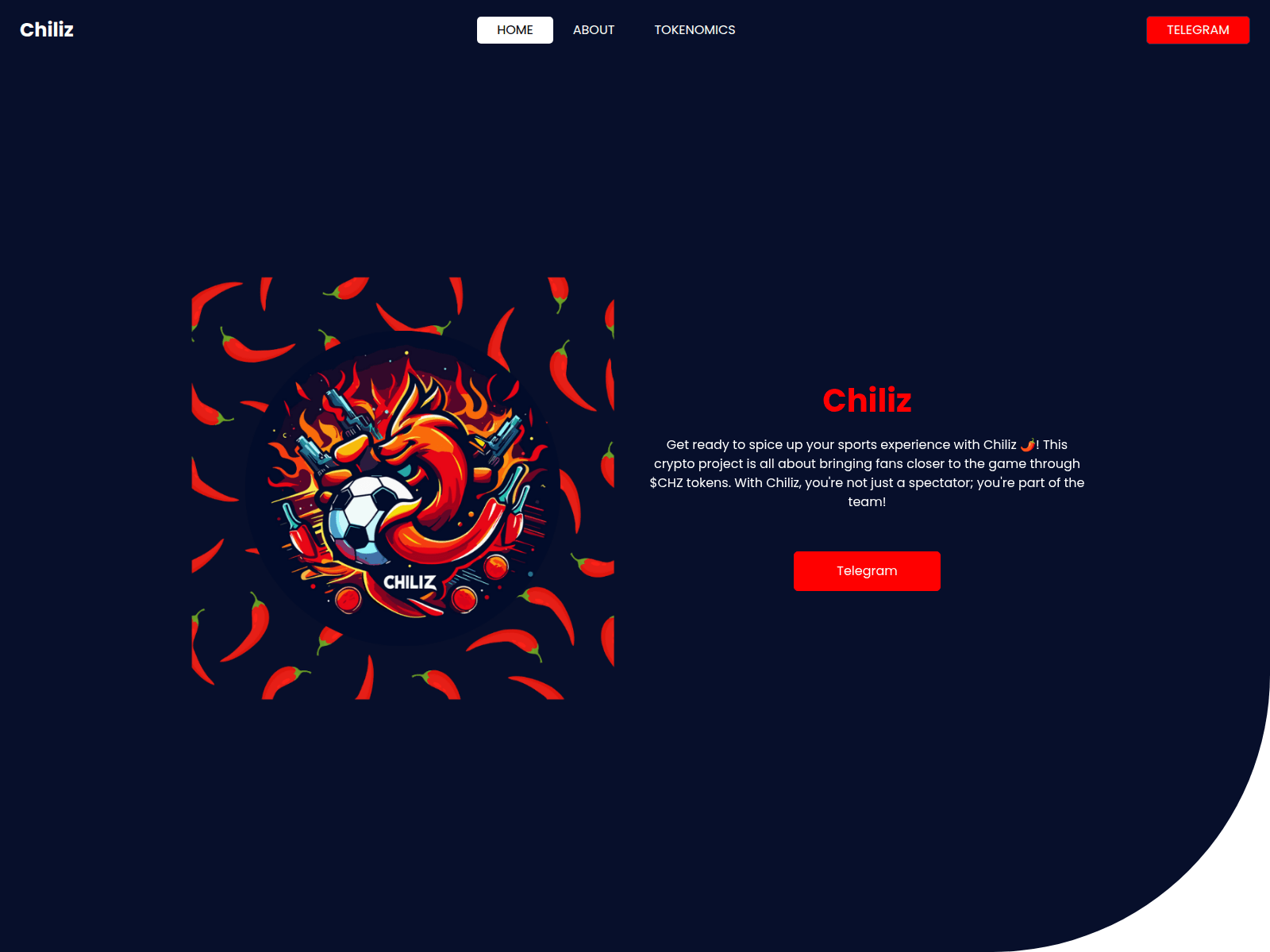 Screenshot of chiliz-pi.vercel.app