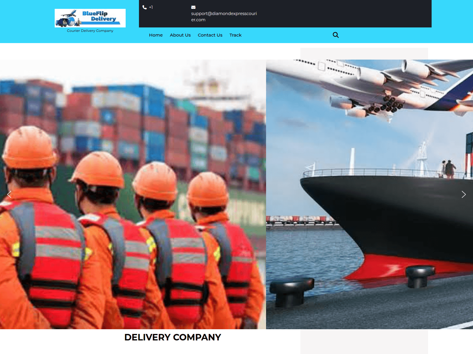 Screenshot of blueflipdelivery.online