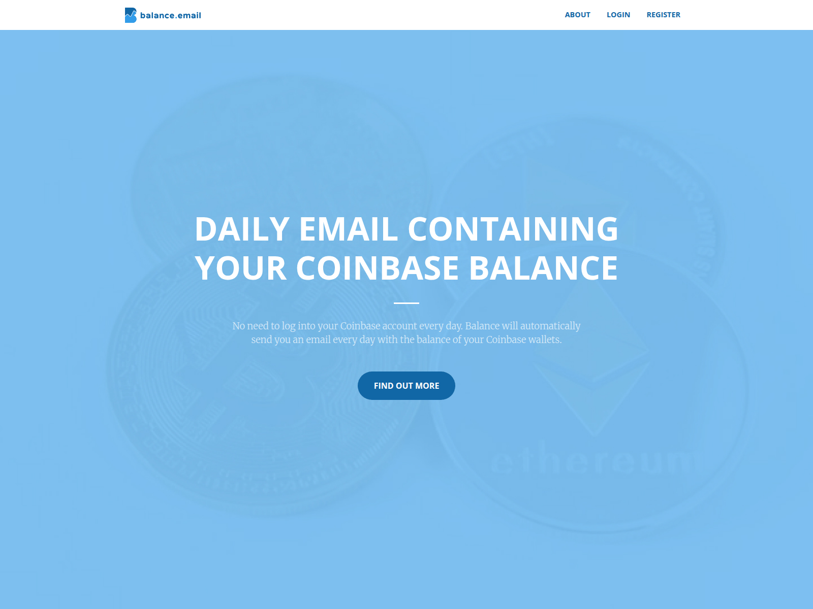 Screenshot of balance.email