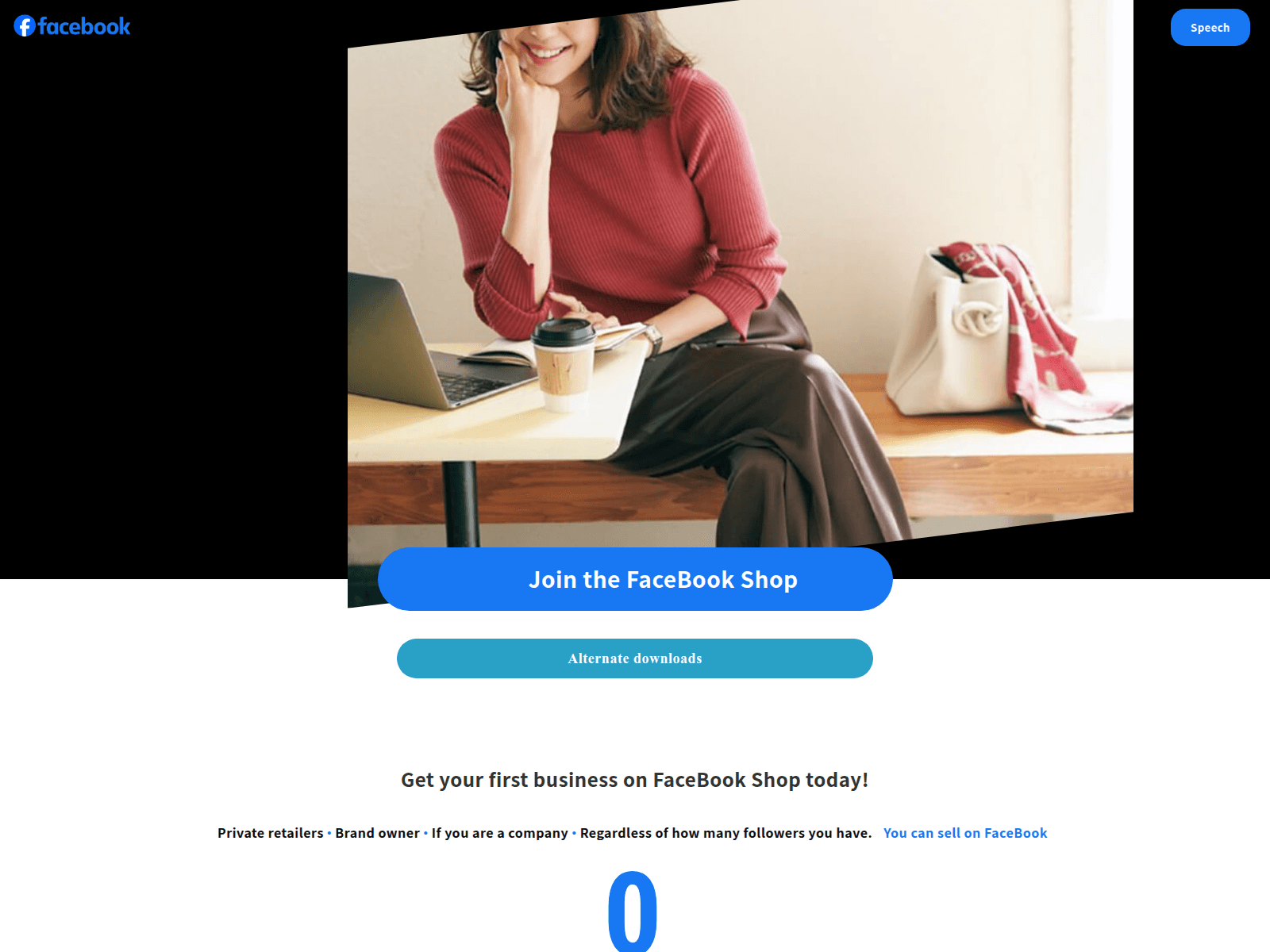 Screenshot of app-facebmall.top