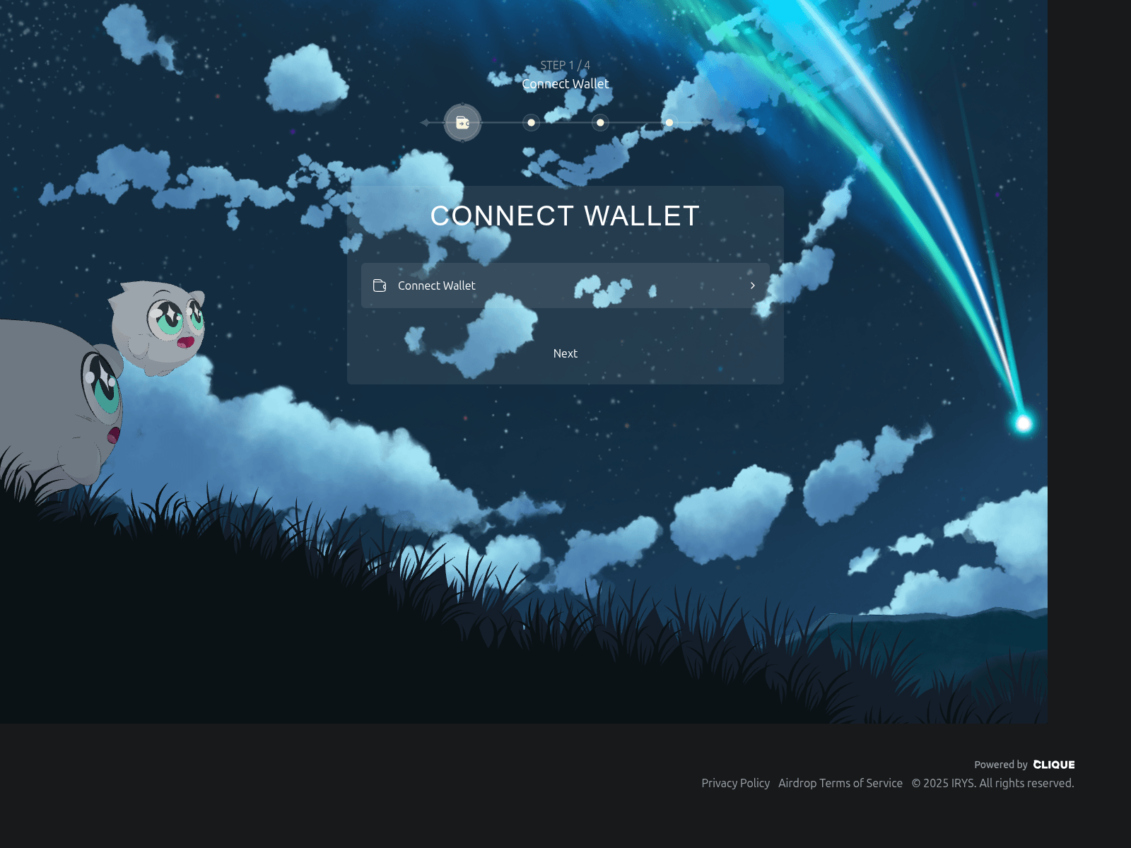 Screenshot of irys.vu