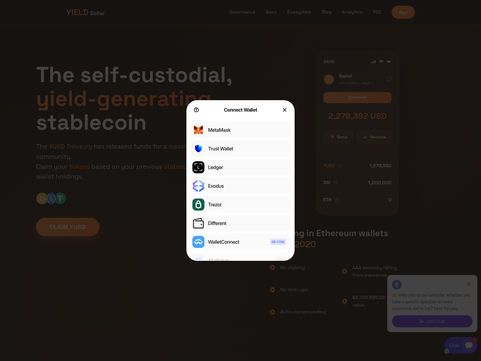 Screenshot of get-yieldusd.net