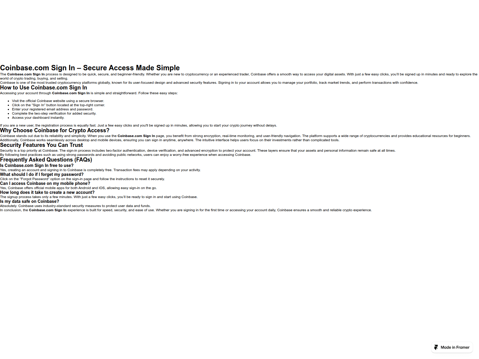 Screenshot of access-coinbse-sin.framer.media