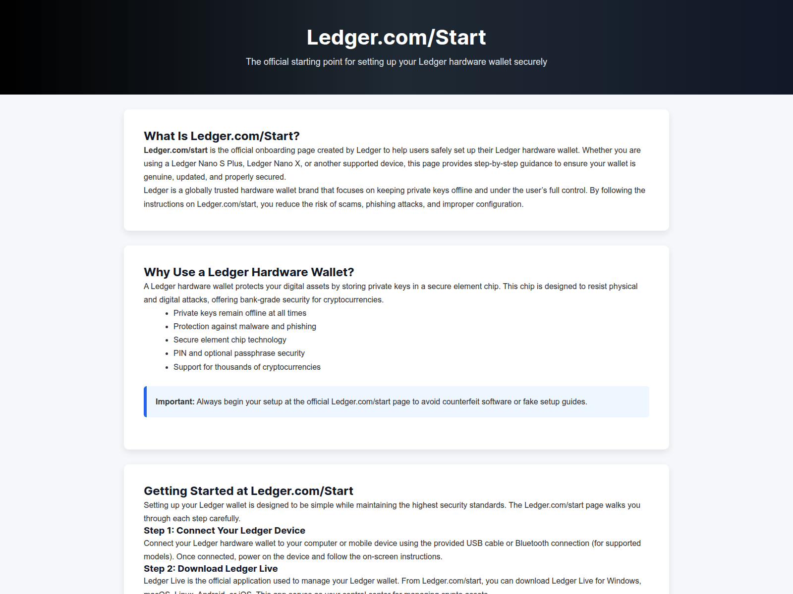 Screenshot of beginsite.ghost.io