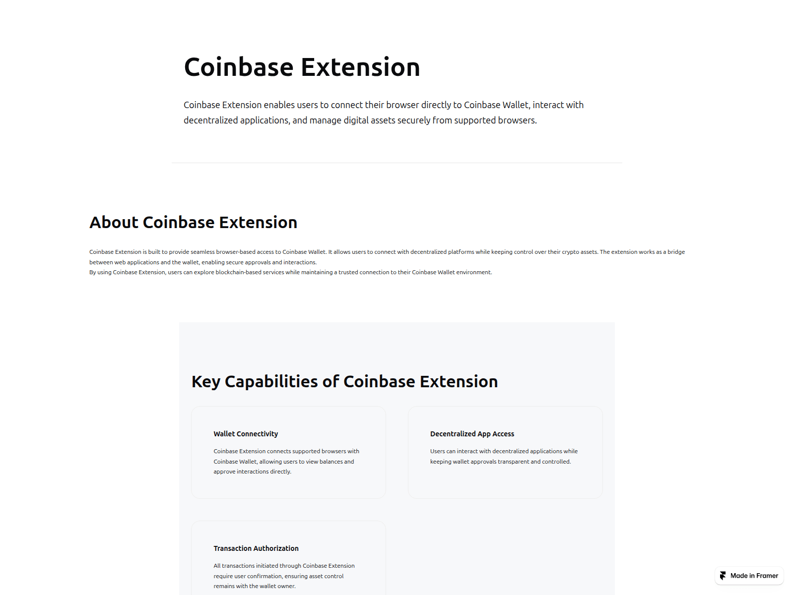 Screenshot of guide-coinbase.framer.media