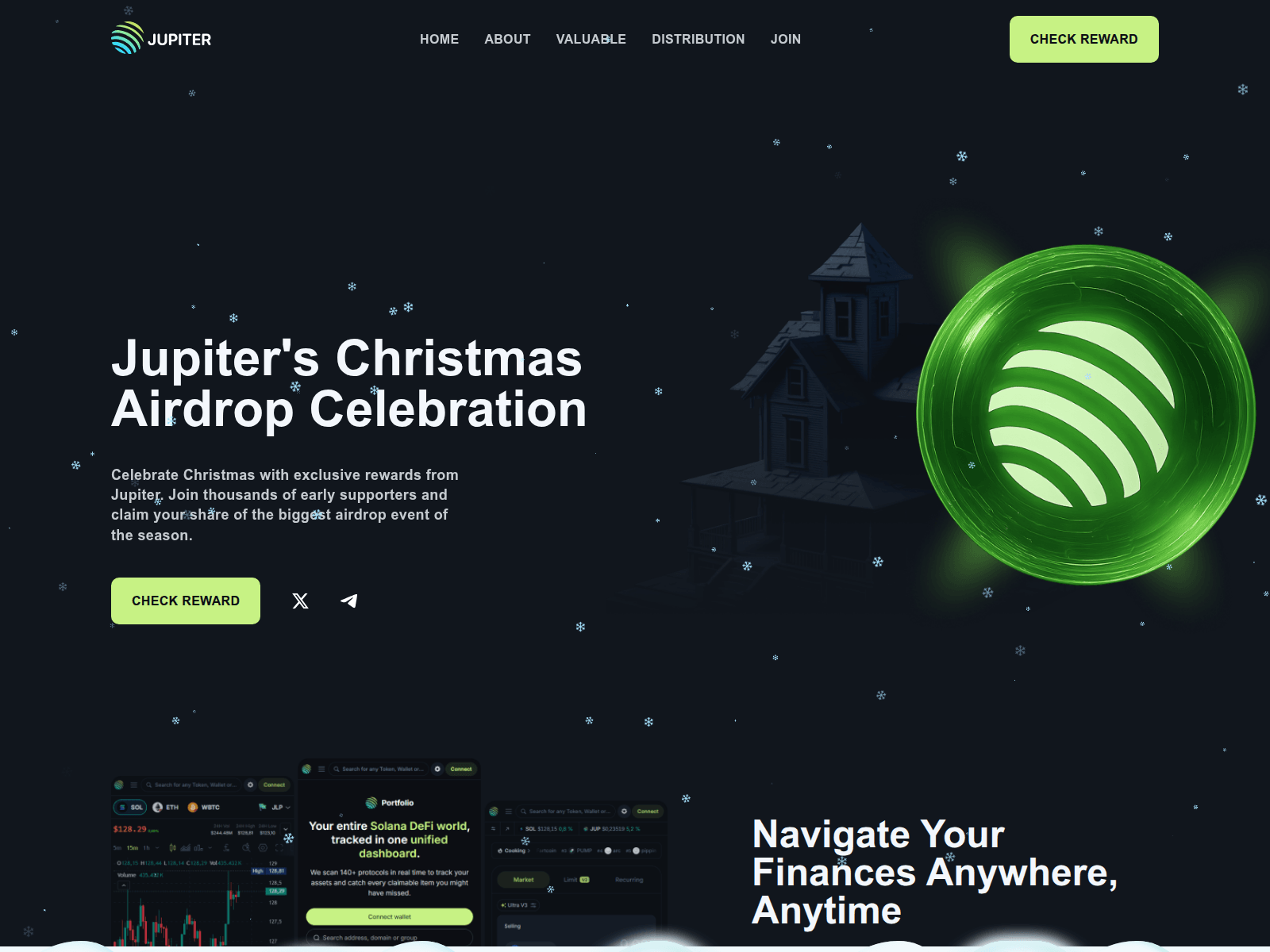 Screenshot of claimjupiter.world