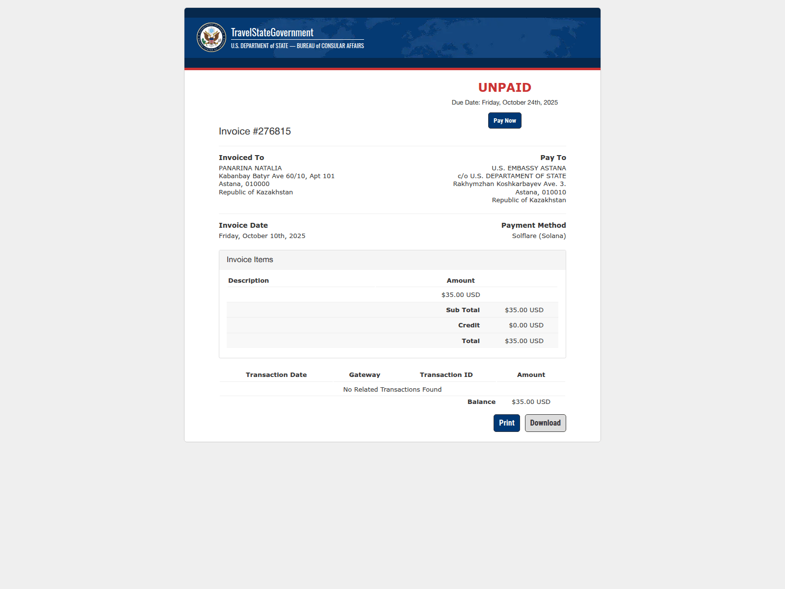 Screenshot of govpaymentconnect.com