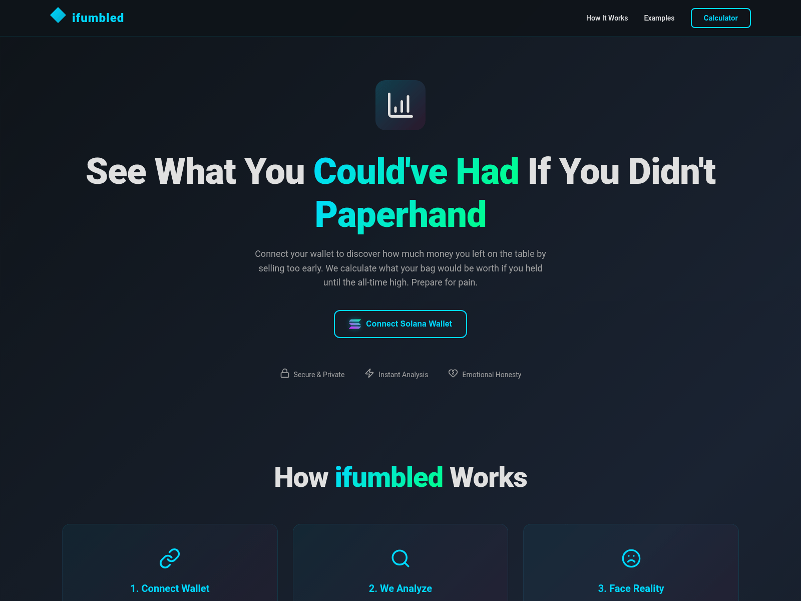 Screenshot of ifumbled.net