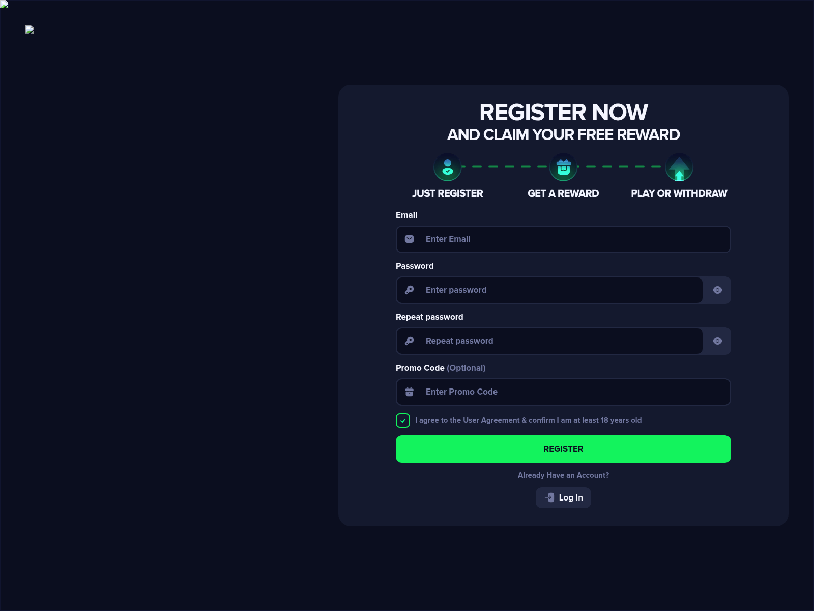 Screenshot of spinroyal.online