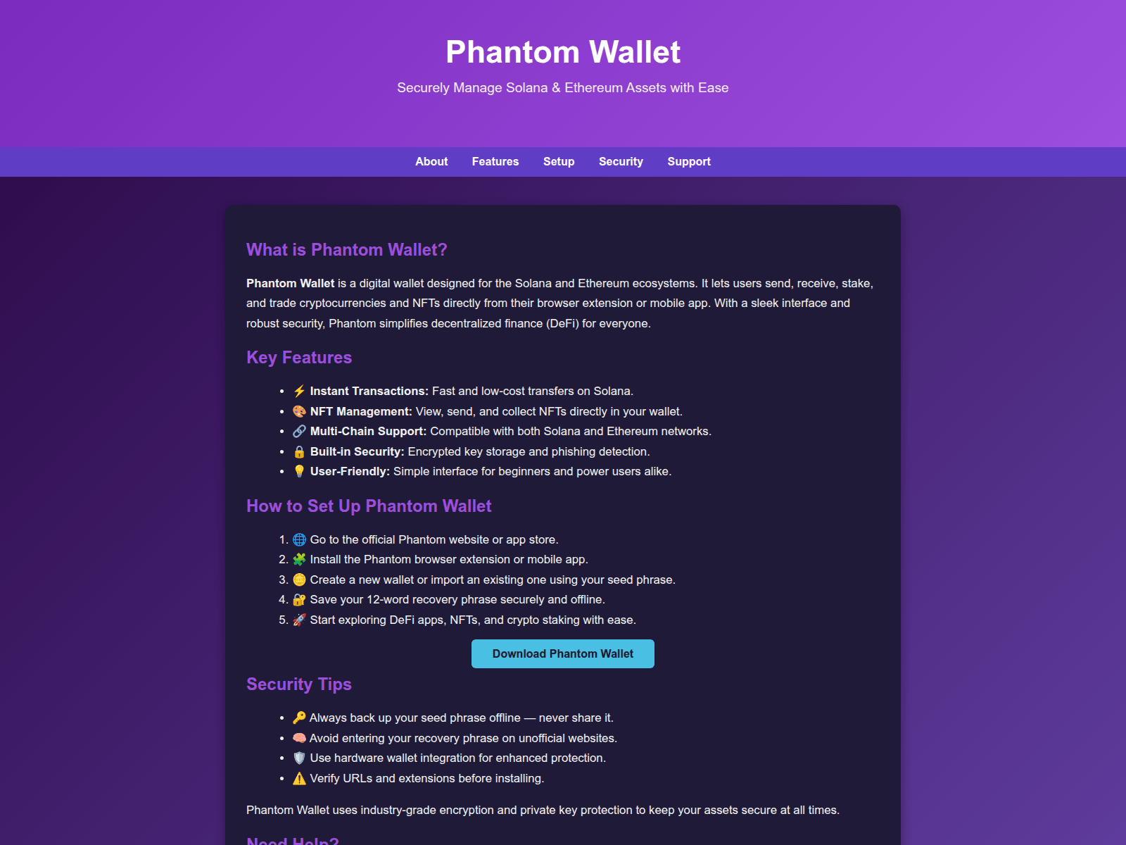Screenshot of download-phntom-wlltt.pages.dev