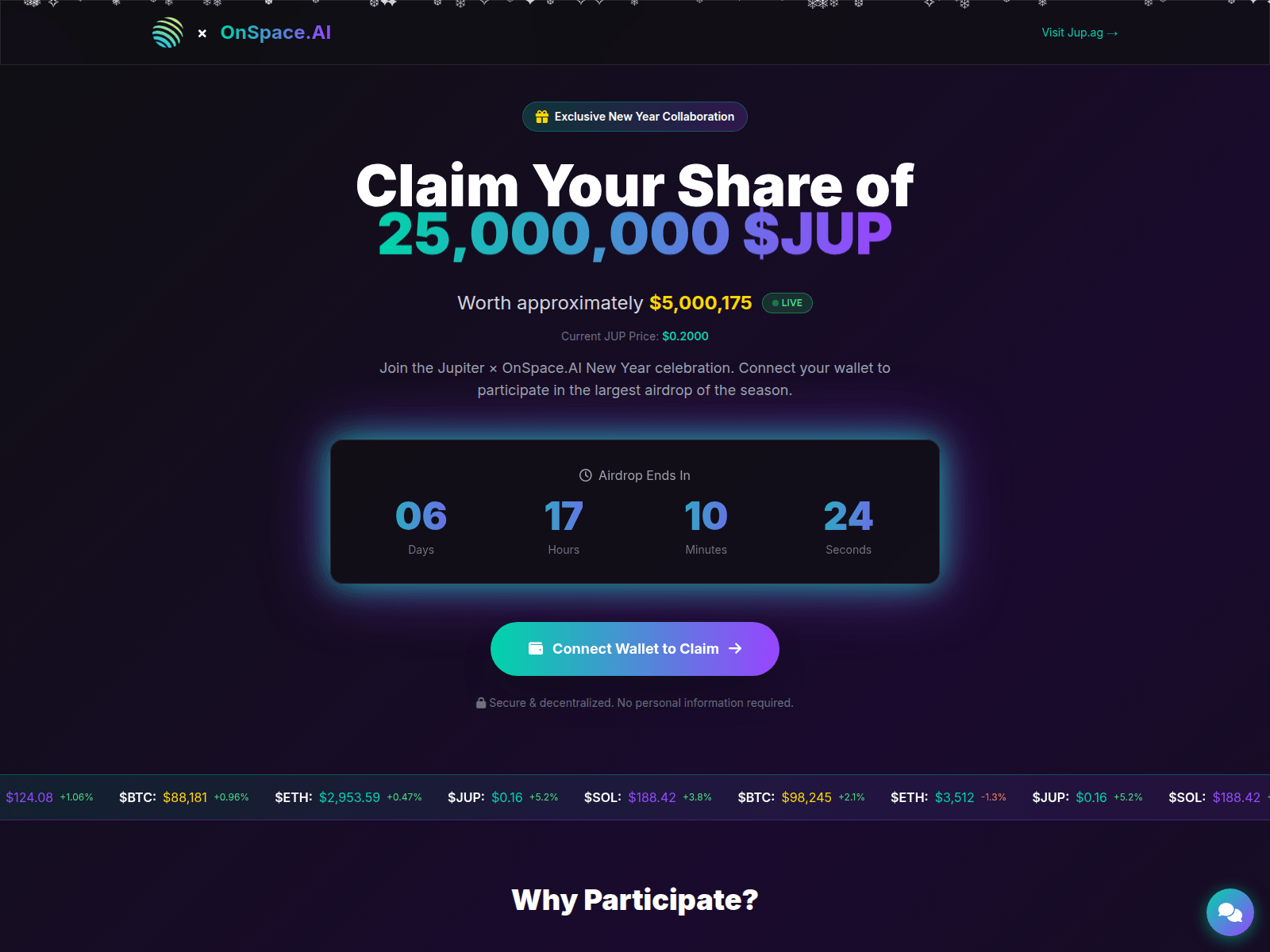 Screenshot of jupiter.onspace.app