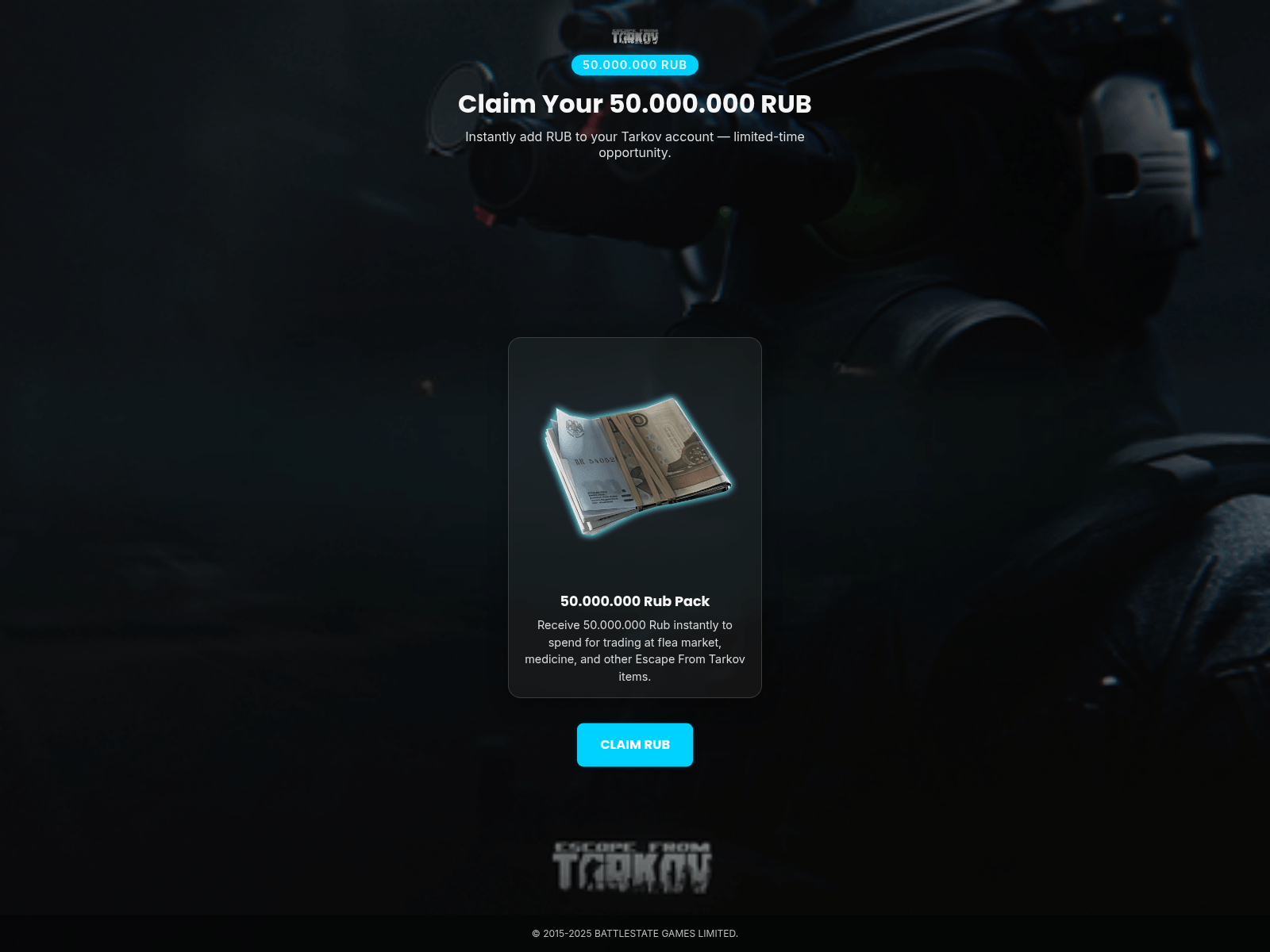 Screenshot of tarkov1.com