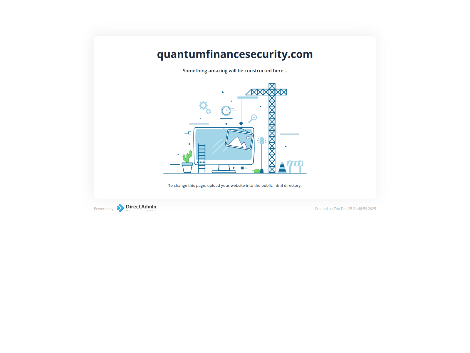 Screenshot of quantumfinancesecurity.com