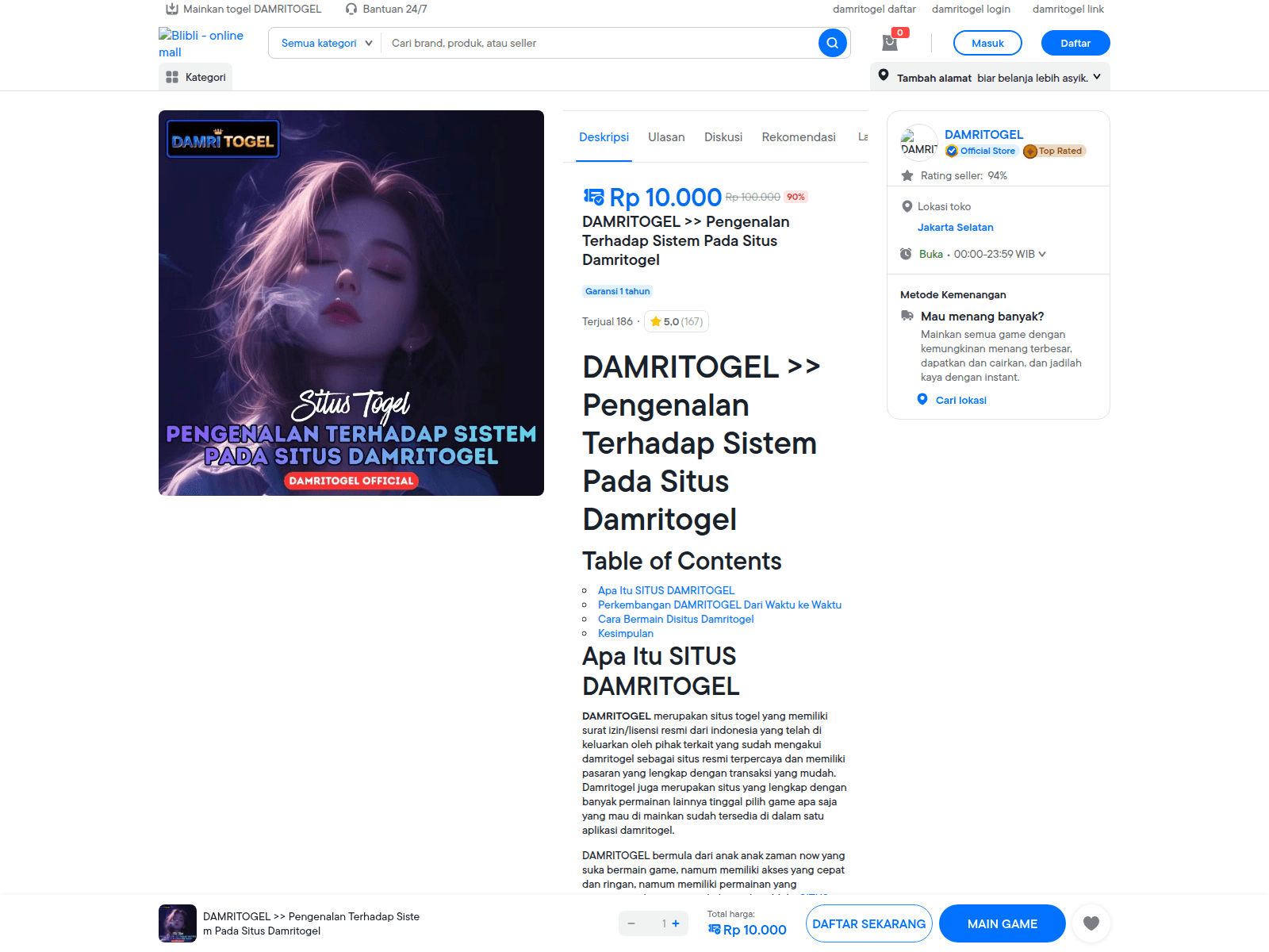 Forensic screenshot of bridgetoblast.io