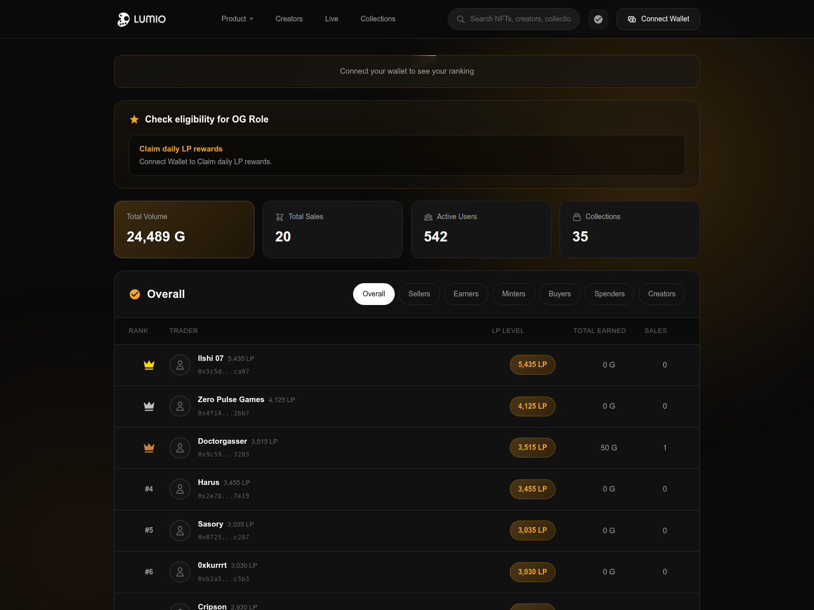 Screenshot of lumiohub.net