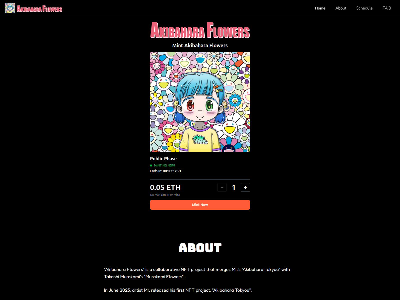 Screenshot of akibaharaflowers-kaikaikiki.com