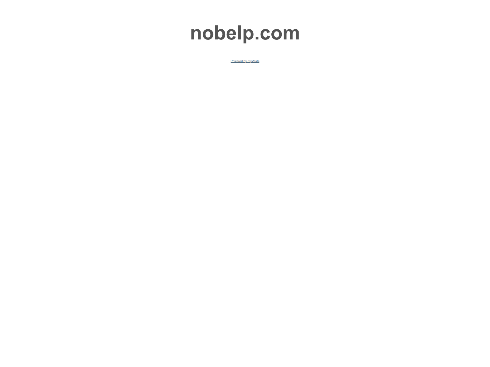 Screenshot of nobelp.com