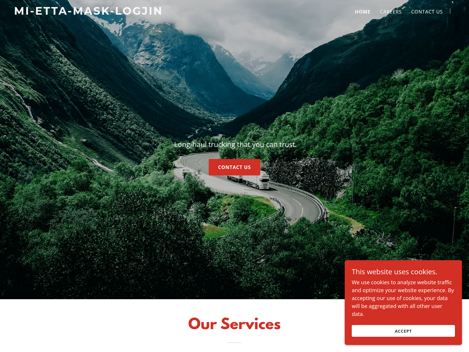 Screenshot of mi-etta-mask-logjin.godaddysites.com