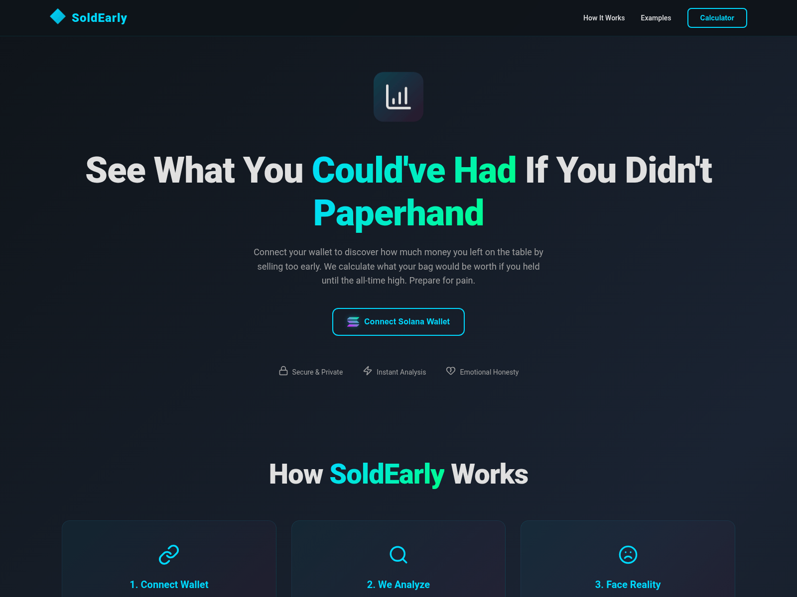 Screenshot of sold-early.com