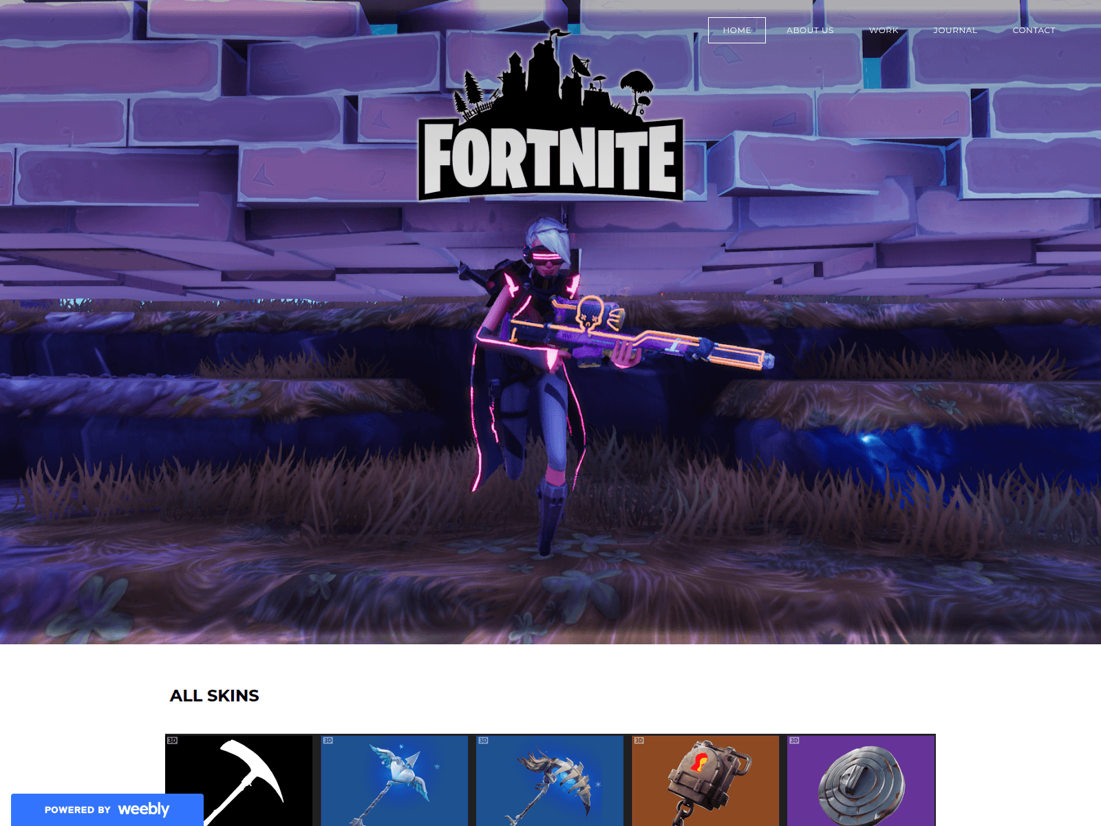 Screenshot of fortniteskinsallfree.weebly.com