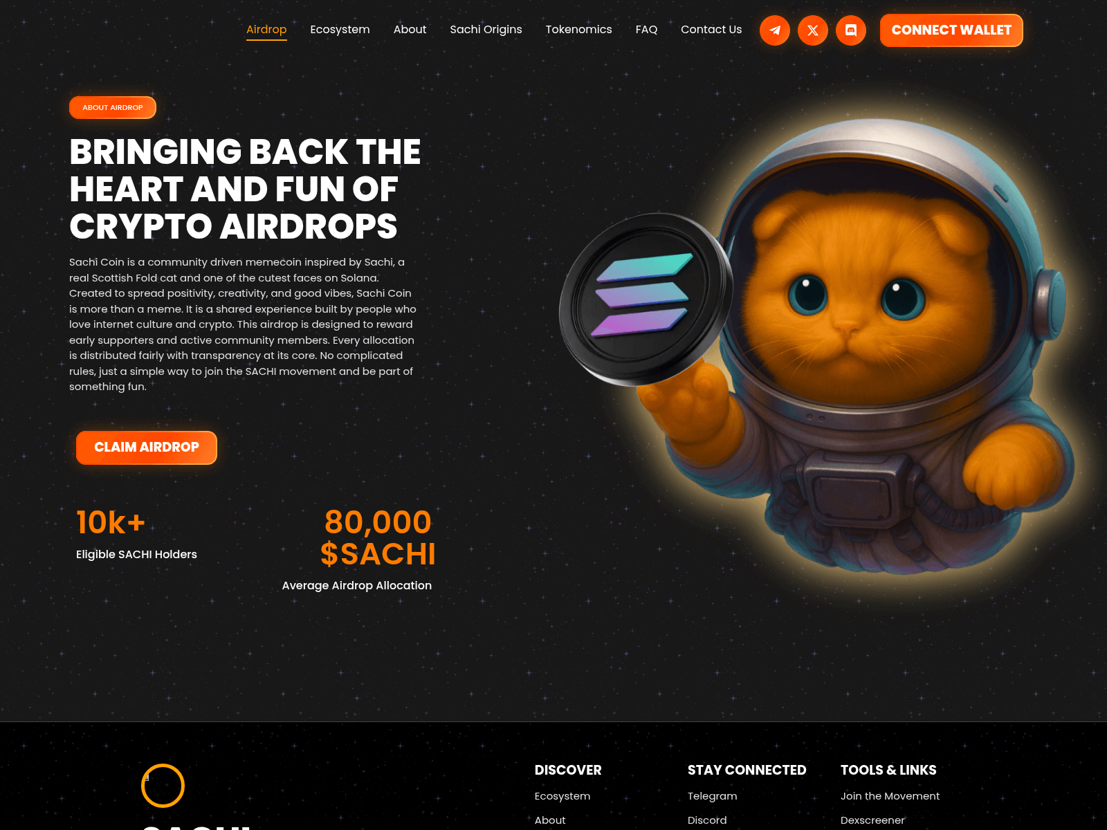 Screenshot of sachicoinsolana.com