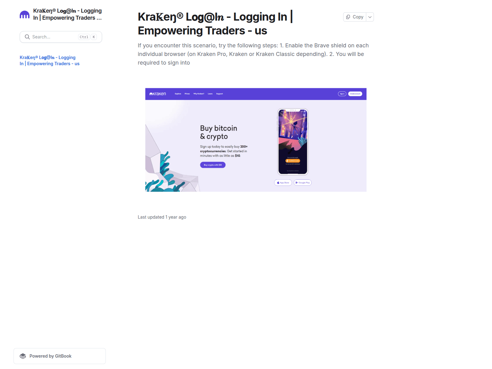 Screenshot of karakueiuionloghin.gitbook.io