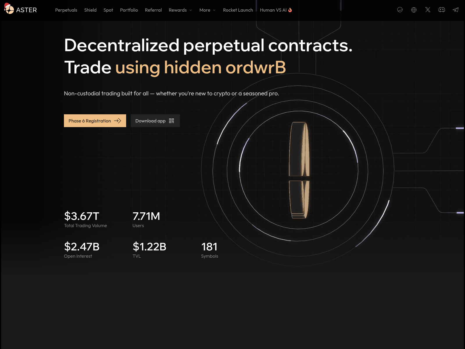 Screenshot of phase6-asterdex.com