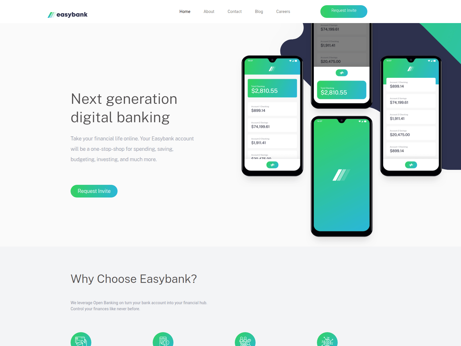 Screenshot of easybank-landing-page-redo.vercel.app