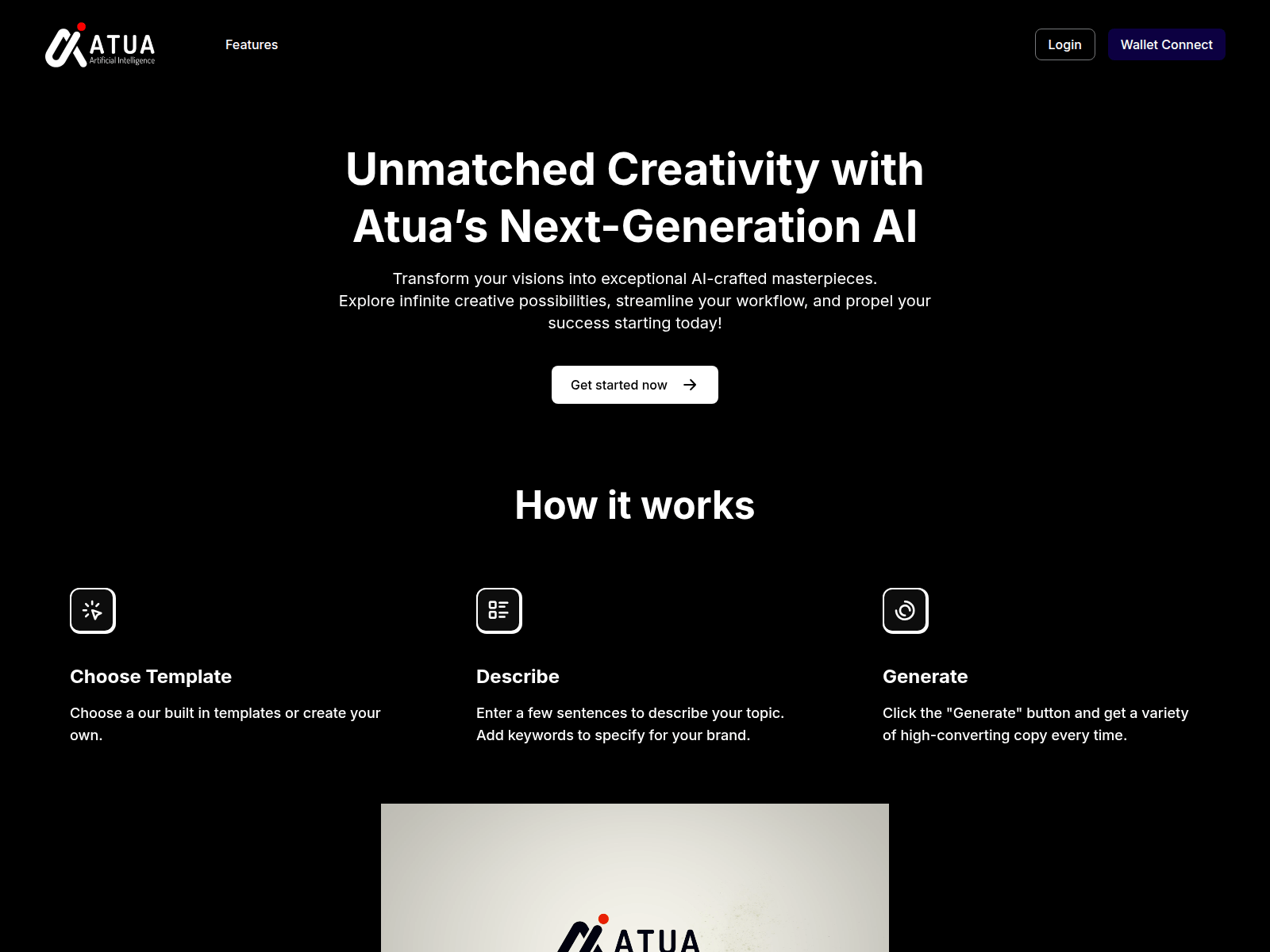 Screenshot of atua.ai