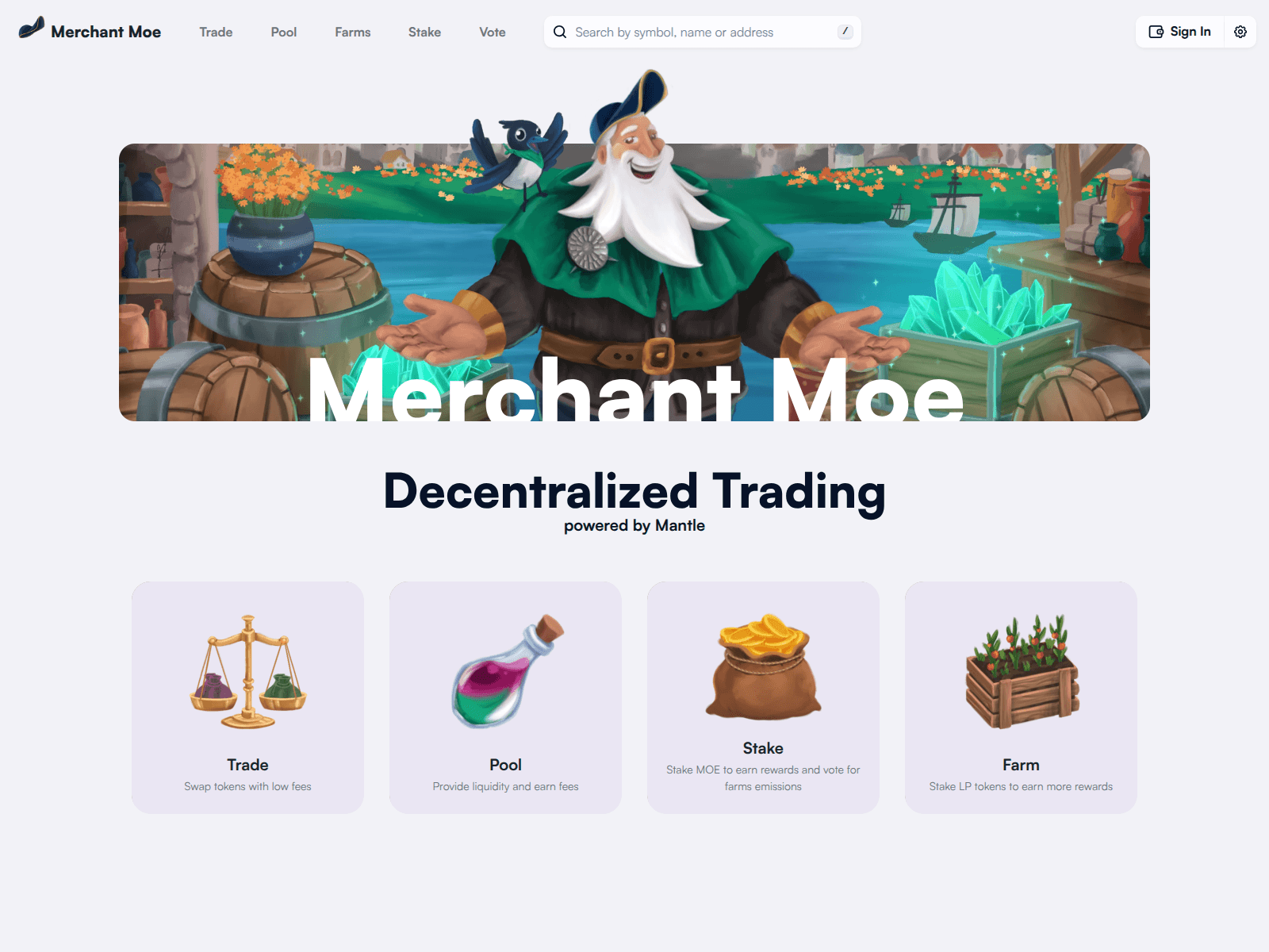 Screenshot of merchantmoe.com