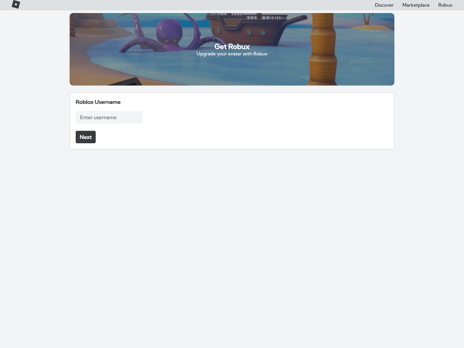 Screenshot of bloxy-rbx1i.netlify.app