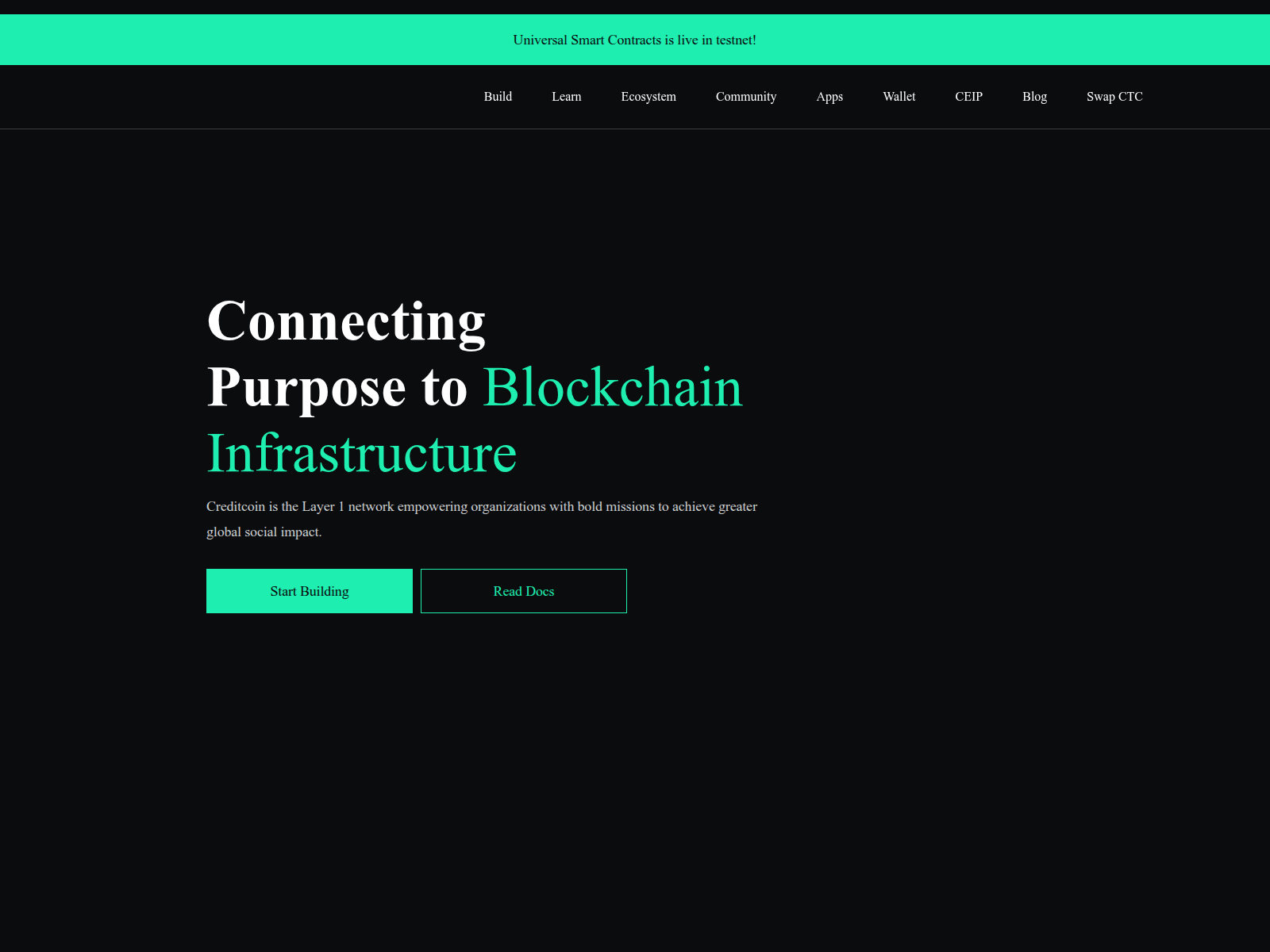 Screenshot of event-creditcoin.xyz